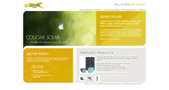 Desktop Screenshot of cougarsolar.com